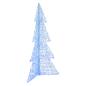 Preview: Weihnachtsbaum mit 240 LEDs Blau 180 cm Acryl