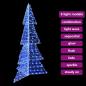 Preview: Weihnachtsbaum mit 240 LEDs Blau 180 cm Acryl