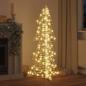 Preview: Weihnachtsbaum mit 160 LEDs Warmes Weiß 150 cm PET