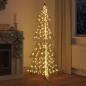 Preview: Weihnachtsbaum mit 240 LEDs Warmes Weiß 180 cm PET