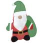 Preview: Beleuchteter Weihnachtsmann Warmes Weiß 62 x 70 cm