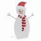 Preview: Beleuchtete Schneemann Familie 3 pcs Warmes Weiß Polyester