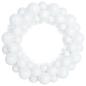 Preview: Weihnachtsballkränze 2 pcs Weiß 33 x 33 x 7 cm Polystyrol