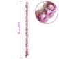 Preview: Weihnachtskugelgirlande Rosa 186 cm Polystyrol