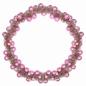 Preview: Weihnachtskugelgirlande Rosa 186 cm Polystyrol