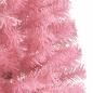 Preview: Künstlicher vorbeleuchteter Weihnachtsbaum Rosa 240 cm PVC