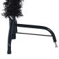 Preview: Künstlicher vorbeleuchteter Weihnachtsbaum Schwarz 120 cm PVC
