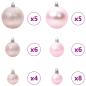 Preview: Künstlicher vorbeleuchteter Weihnachtsbaum Schwarz 120 cm PVC