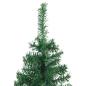 Preview: Eckiger künstlicher Weihnachtsbaum Grün 120 cm PVC und Metall