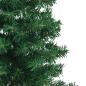 Preview: Eckiger künstlicher Weihnachtsbaum Grün 120 cm PVC und Metall