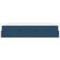 Preview: Bettgestell mit Matratze Blau 140 x 190 cm Stoff