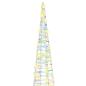 Preview: Weihnachtsbaum 3 Stk. Warmweiß 20 x 20 x 80 cm PET 90 LEDs