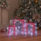 Preview: Geschenkbox mit 60 LEDs 3 pcs Kaltweiß 20 x 20 x 20 cm Acryl