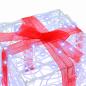 Preview: Geschenkbox mit 60 LEDs 3 pcs Kaltweiß 20 x 20 x 20 cm Acryl