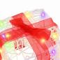 Preview: Geschenkbox mit 60 LEDs 3 pcs Mehrfarbig 20 x 20 x 20 cm Acryl