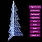 Preview: Weihnachtsbaum mit 240 LEDs Kaltweiß 180 cm Acryl