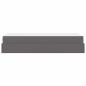 Preview: Bettgestell mit Matratze Grau 90 x 190 cm Kunstleder