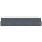 Preview: Bettgestell mit Matratze Dunkelgrau 90 x 190 cm Samt