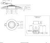 Preview: EVN PC20-Serie LED Deckeneinbau, rund, schwenkbar, IP20, 220-240V, 3W, 3000K, 300lm, inkl. Netzgerät, EDS-Optik STL (PC20N31302)