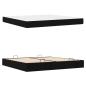 Preview: Bettgestell mit Speicher Schwarz 200 x 200 cm Stoff