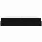 Preview: Bettgestell mit Speicher Schwarz 200 x 200 cm Stoff