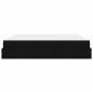 Preview: Bettgestell mit Speicher Schwarz 200 x 200 cm Stoff