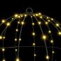 Preview: ARDEBO.de - Ball mit 160 LEDs Warmweiß 50 cm Metall