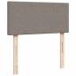 Preview: Ottoman-Bett mit Matratze & LEDs Taupe 80x200 cm Stoff