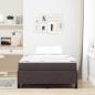 Preview: Boxspringbett Braun 120 x 200 cm Stoff und Holzwerkstoff