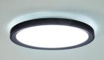 Preview: Brumberg SUNNY MIDI LED-Anbaudownlight, D=440mm, 230VAC, 50Hz, 110°, 40W, 3750lm, 3000K/4000K/6000K, direkt/indirekt, dimmbar Phasenabschnitt, schwarz matt (12209083)