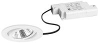 Preview: ARDEBO.de Brumberg BB03 LED-Einbaustrahler, 230VAC, 50Hz, 6W, 38°, 630lm, 3000K, rund, schwenkbar, Phasenabschnitt dimmbar, weiß (39363173)