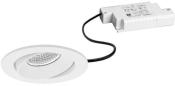 Preview: ARDEBO.de Brumberg BB35 LED-Einbaustrahler Phasenabschnitt dimmbar, 230V AC, 7W, 680 lm, 3000K, rund, schwenkbar, weiß (39379173)