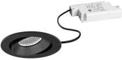 Preview: ARDEBO.de Brumberg BB35 LED-Einbaustrahler Phasenabschnitt dimmbar, 230V AC, 7W, 680 lm, 3000K, rund, schwenkbar, schwarz (39379183)