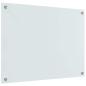 Preview: Küchenrückwand Weiß 80 x 60 x 0.8 cm Gehärtetes Glas