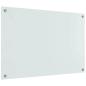 Preview: Küchenrückwand Weiß 90 x 60 x 0.8 cm Gehärtetes Glas
