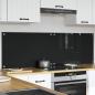 Preview: Küchenrückwand Schwarz 80 x 50 x 0.8 cm Gehärtetes Glas