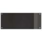 Preview: Küchenrückwand 2 Stk. Schwarz 100 x 40 cm Gehärtetes Glas
