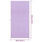 Preview: Sporthandtücher 2 pcs Lila 180 x 90 cm Polyester und Polyamid