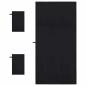 Preview: Sporthandtuch Set 3 pcs Schwarz Polyester und Polyamid