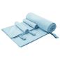 Preview: ARDEBO.de - Sporthandtuch Set 3 pcs Blau Polyester und Polyamid
