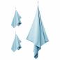 Preview: Sporthandtuch Set 3 pcs Blau Polyester und Polyamid