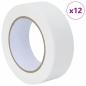 Preview: Malerklebebänder 12 pcs Weiß 38mm x 50m Papier