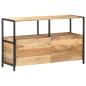 Preview: ARDEBO.de - Sideboard 110x35x65 cm Massivholz Mango