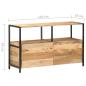 Preview: Sideboard 110x35x65 cm Massivholz Mango