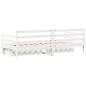 Preview: Tagesbett mit Schubladen 80x200 cm Massivholz Kiefer