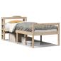 Preview: Seniorenbett mit Kopfteil 100x200 cm Massivholz Kiefer