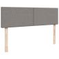 Preview: Ottoman-Bett mit Matratzen Taupe 160x200 cm Stoff