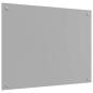 Preview: Küchenrückwand 2 pcs Hellgrau 80 x 50 cm Gehärtetes Glas