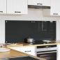 Preview: Küchenrückwand 2 pcs Dunkelgrau 70 x 50 cm Gehärtetes Glas