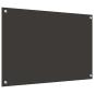 Preview: Küchenrückwand 2 pcs Dunkelgrau 90 x 60 cm Gehärtetes Glas